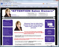 Salon Advantage website